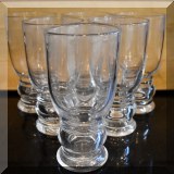 K35. 15 tall glass ware 6” - $